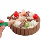 Drvena Torta za Rezanje – Kreativni Rođendanski Set za Igru