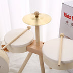 Drveni Bubnjarski Set s Pedalom – Edukativni Glazbeni Instrument za Djecu