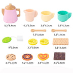 Set za Čaj "Afternoon Tea" – Edukativni Set s Pladnjem i Slasticama